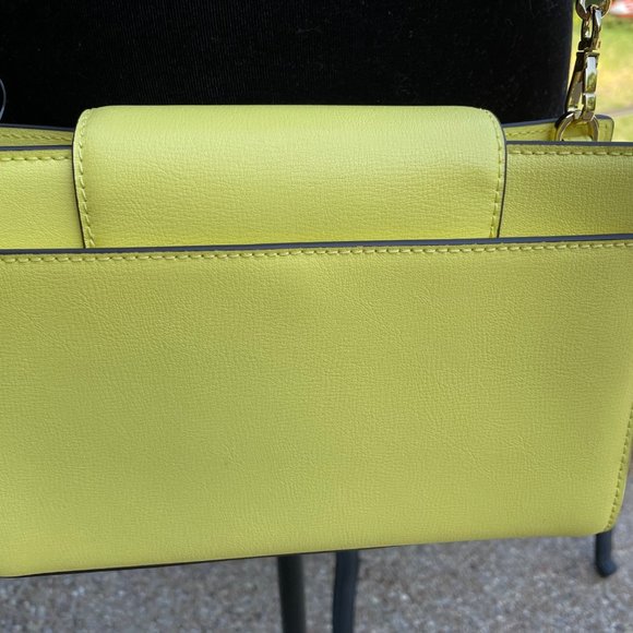 NWT Michael Kors Sunshine Yellow crossbody - Picture 6 of 16